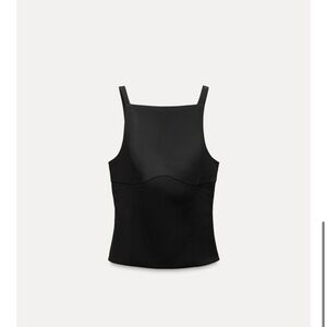 Zara Elegant Black Women's Top